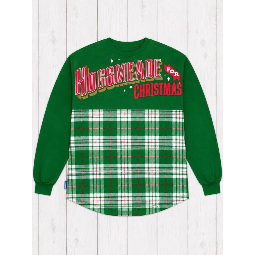 Harry Potter Hogsmeade For Christmas Spirit Jersey Green L